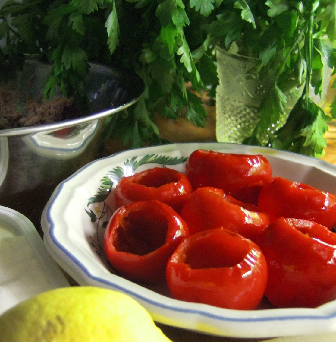 Gefüllte Mini-Paprika mit Thunfisch-Creme « Küchentratsch